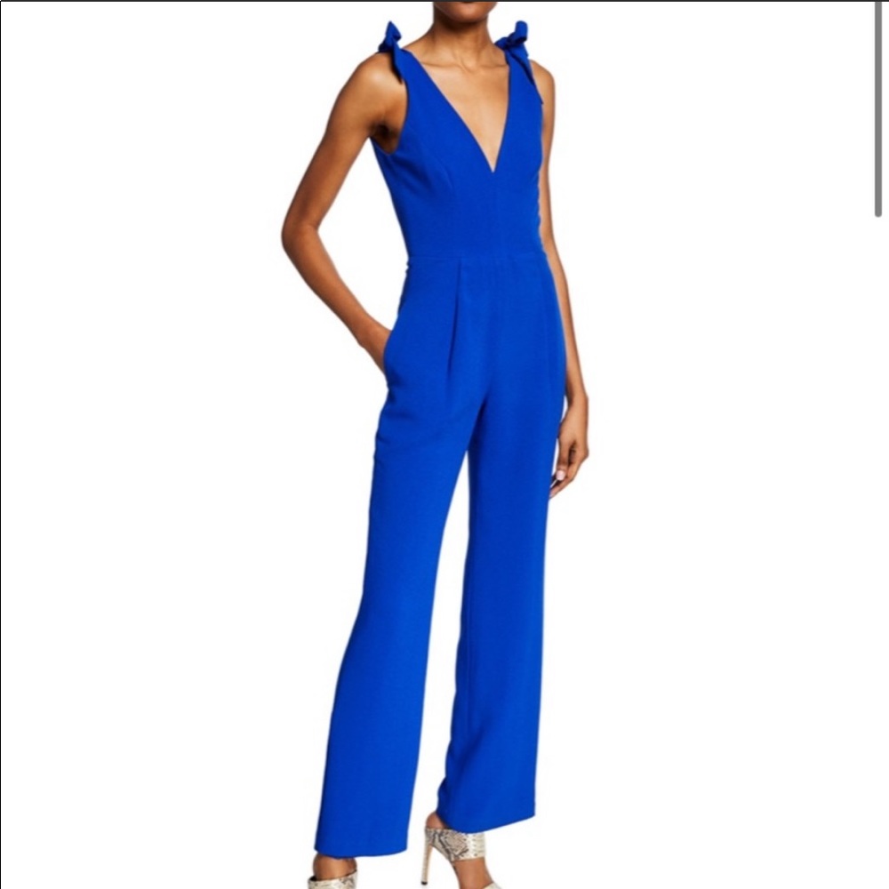 Dress the Population Blue Jumpsuit